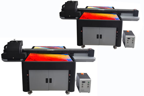 UV-Drucker mit Doppel-Weiß-Farbdruck und großen Druckgrößen