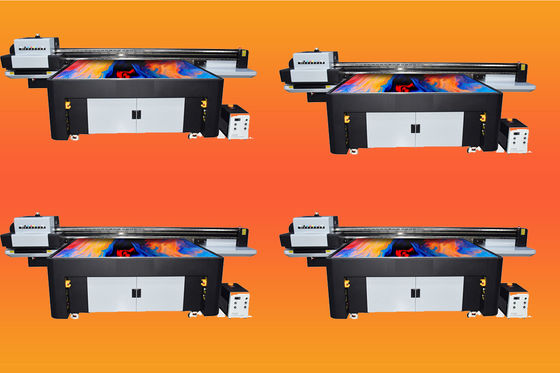 UV-Flachbett-Drucker erschwinglicher Pigment-basierter Tintentyp und 1000Base-T-Druckoberfläche