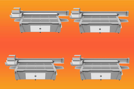 Weißfarbiger Druckmodus UV-Drucker mit Stahlrahmenstruktur und hochgradig anpassbaren Eigenschaften