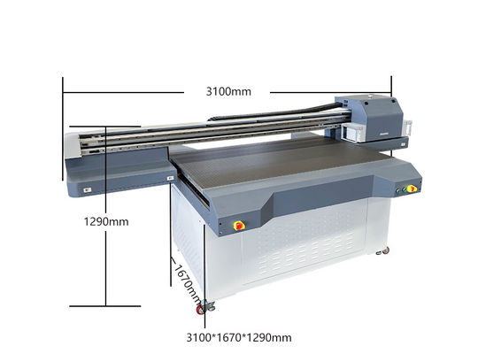 Multifunktionaler UV-Flachbettdrucker mit Doppel-Weiß-Farbdruckmodus
