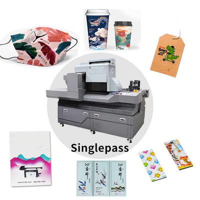 Drucken mittlere Breite 0-50cm Einfachpass UV-Drucker mit LED Umwelt UV-Tinte und AC 220V/50Hz/60HZ Stromversorgung