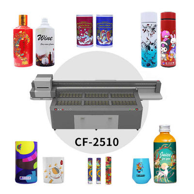 Ultrahohe anpassbare UV-Drucker mit mittlerer Höhe Flachbettdruckmaschine mit N.W 1300KG Markt