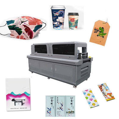 LED-UV-Lampentrocknungssystem Einweg-UV-Drucker mit Onyx Thrive-Rip-Software und optionale Plasmanlage