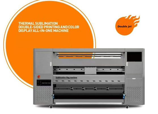 8 Farbflaggen-Drucker mit Epson I3200 Druckkopf mit 12 Zoll maximaler Wicklung