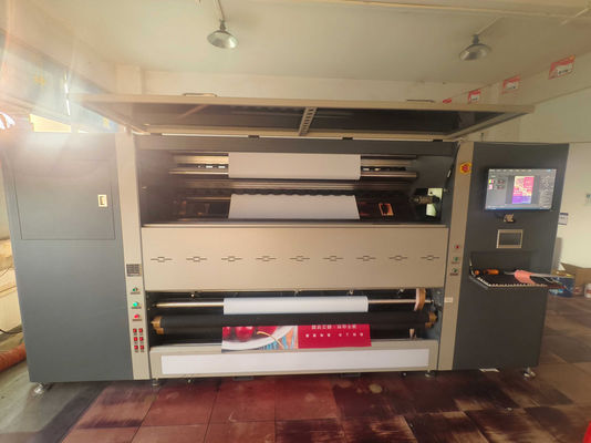 4 / 8 Farben 320cm Großformat Farbstoff Sublimation Hochgeschwindigkeits-Flaggendruckmaschine für die Herstellung von kundenspezifischen Flaggen