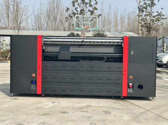 3L-Tintenvolumen 4/8-Farbsublimationsflaggendruckmaschine mit 380V-Farbfixkasten und I3200-A1-Kopf