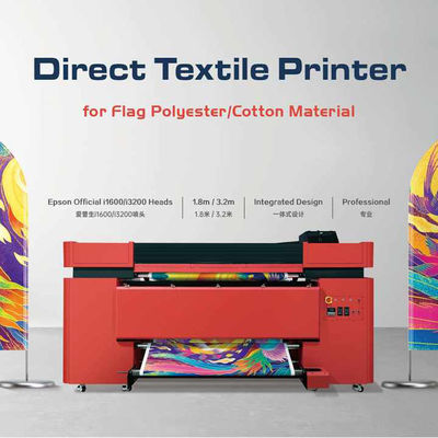 Advanced Flag Printer MainTop Rip Software und Epson I3200-A1 Druckkopf mit 3L Tintenvolumen
