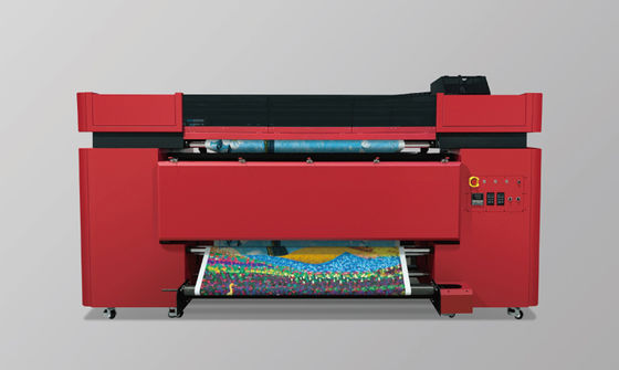 Erweiterter Flagdrucker 3L Tintenvolumen 380V Eingangsspannung 80KG Maximalgewicht