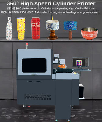 Windows 7/8/10 Betriebssystem Zylinder UV-Drucker für 300 kg Objekte und 300 mm Druckgröße