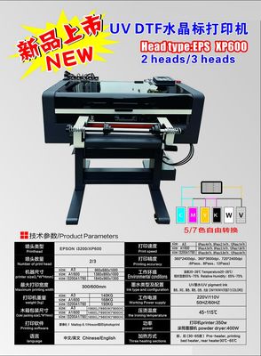 EP I3200 Druckkopf DTF-Drucker 600 mm Druckbreite 4 m2/h Geschwindigkeitsmodus für Anforderungen