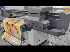 CMYKL Weißes Handelstapete UV-Drucker Großformat Motorplatte Typ Roll To Roll Priner