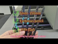 10 cm hoher UV-Kartendrucker mit WCMYKLCLM-Leichtöl-LED-Umweltfreundliche Tinte